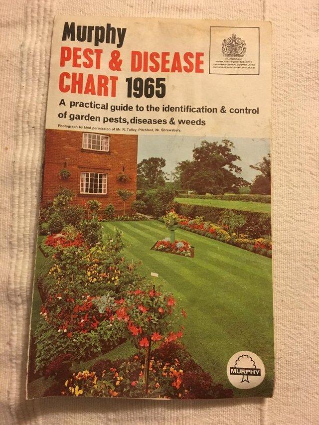 Preview of the first image of Vintage Murphy Pest & Disease Chart 1965..