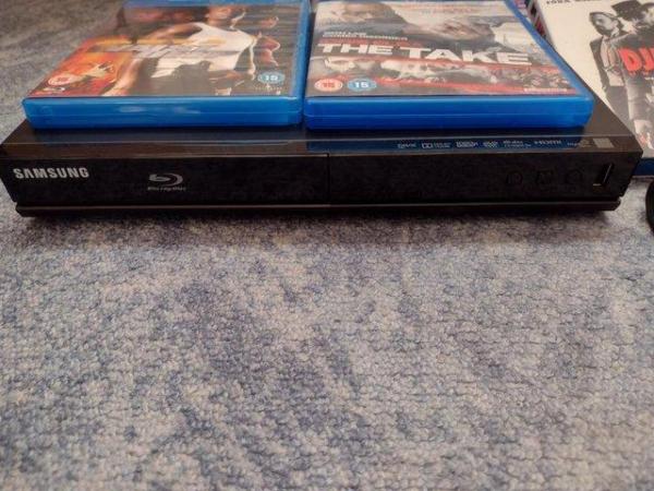 Image 3 of Samsung Blu-ray player and Blu-rays - used - watched once