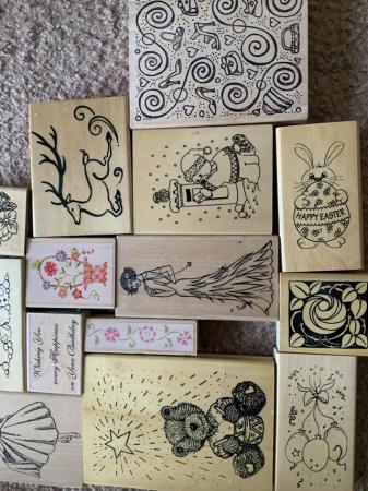 Image 1 of Rubber stamps for card making.