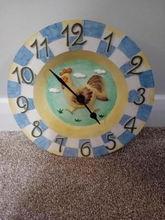 Image 1 of Wall clock ceramic battery operated