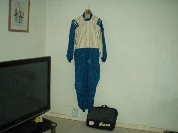 Image 1 of Lico Motor racing suit blue and silvery white