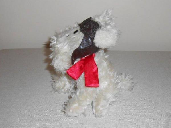 Image 3 of Aviator ‘Curly’ the dog - vintage Russ Berrie soft toy