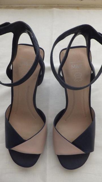 Preview of the first image of M&S Leather Sandals - Never been worn.