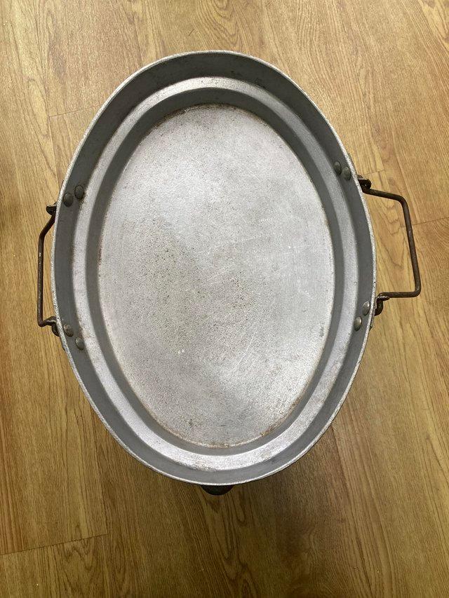 Preview of the first image of Aluminium Military Dixie Cooking Pot.