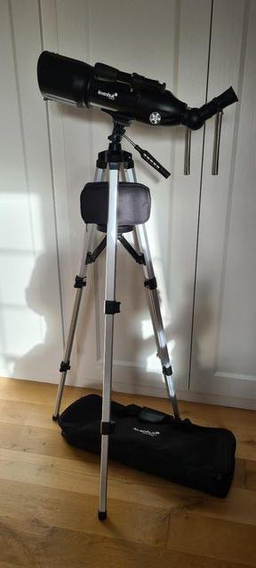 Preview of the first image of Leventhuk Skyline Portable Travel 80 Telescope with bag.