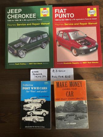 Image 3 of Selection of classic car reference books