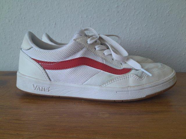 Preview of the first image of Vans White and Red. Size 8..