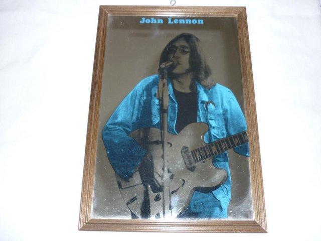 Preview of the first image of Collectible John Lennon Picture Mirror.