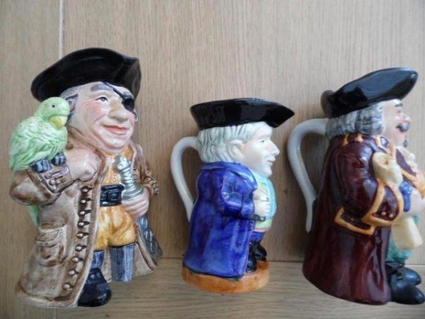 Image 2 of Three Toby Jugs in good condition