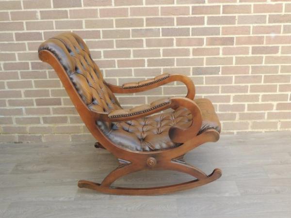 Image 6 of Vintage Brown Rocking Chair (UK Delivery)