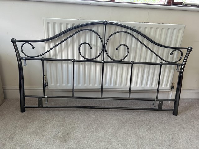 Preview of the first image of Beautiful bed headboard for a double bed.