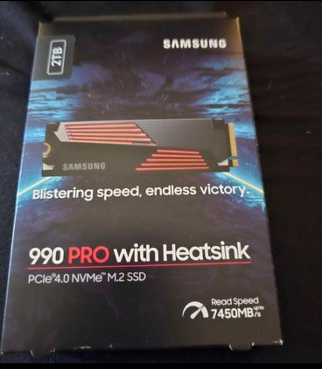 Preview of the first image of Samsung 990 Pro SSD drive - Works with Consoles too.
