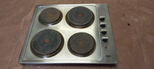 Preview of the first image of Bush Silver Electric Hob.