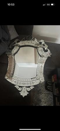 Image 1 of Venetian antique mirror large