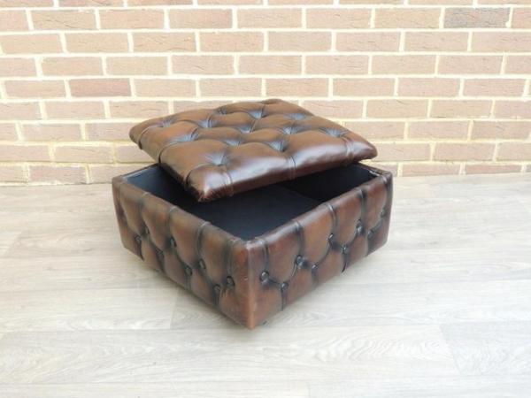 Image 8 of Chesterfield Storage Footstool (UK Delivery)