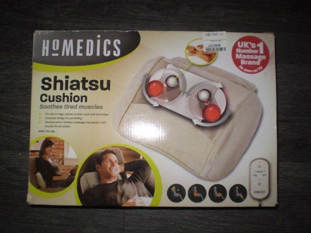 Preview of the first image of HOMEDICS SHIATSU CUSHION MASSAGER.