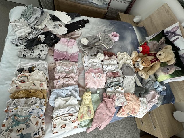 Preview of the first image of Assorted baby clothes bundle.