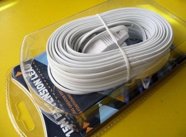 Image 2 of New / Sealed 15mtr Telephone Extension Lead