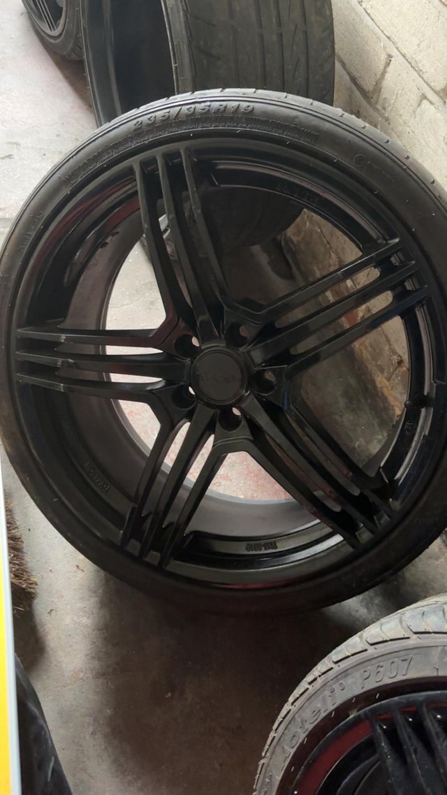 Preview of the first image of Tomason Germany 19inch rims and tyres.