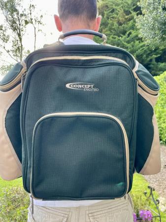 Image 1 of 4 person Concept insulated picnic backpack