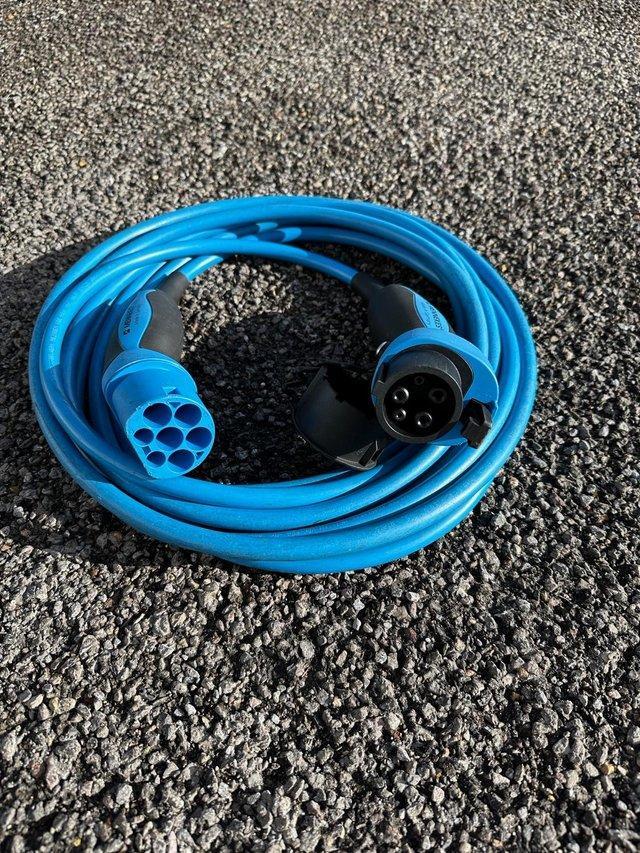 Preview of the first image of Electric Vehicle Charge Cable from Type 2 to Type 1.