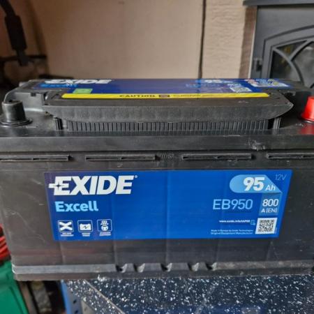 Image 2 of EXIDE CAR BATTERY - USED