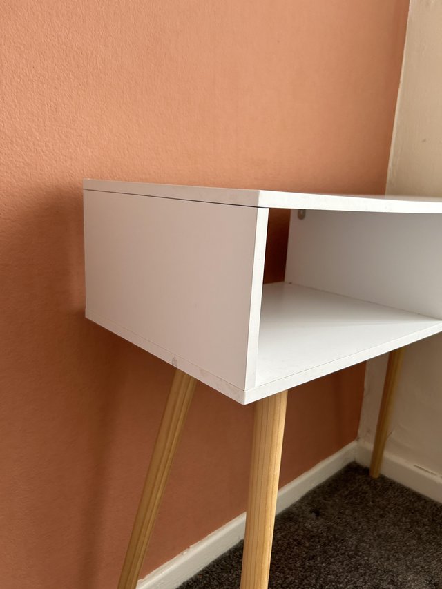 Preview of the first image of Bedside table with a draw.