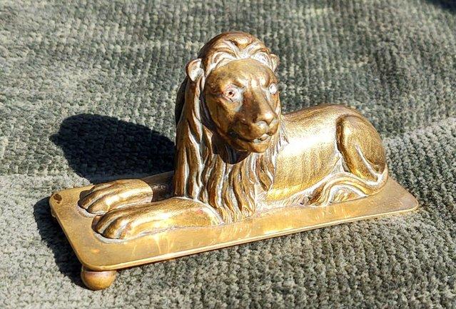 Image 2 of Regency Antique Lion Pin Cushion