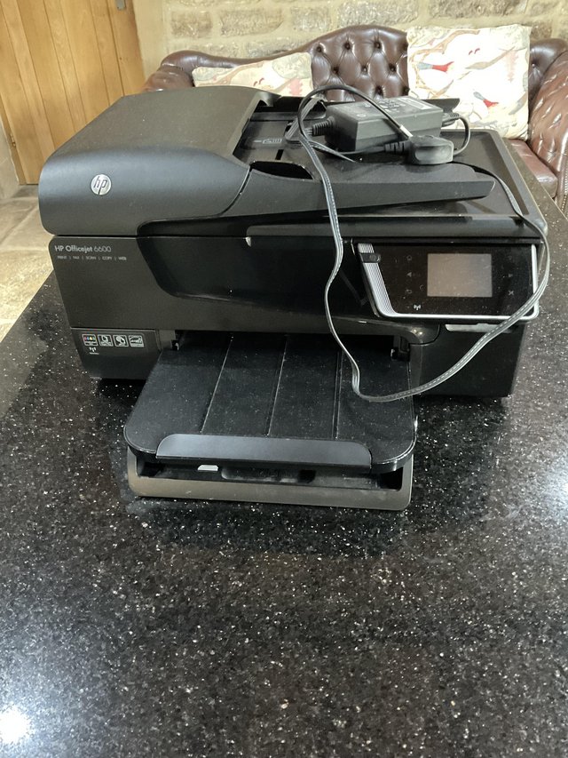 Preview of the first image of HP printer, copier, scanner.