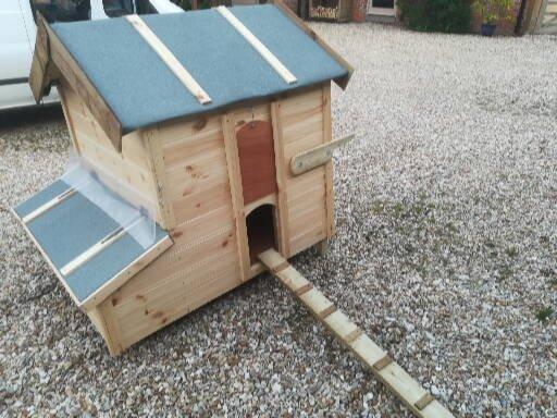 Preview of the first image of Hand Build Mobile Timber Hen house.