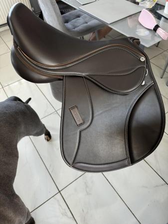 Image 2 of SOLD 15.5” Brown Norton Close Contact Saddle