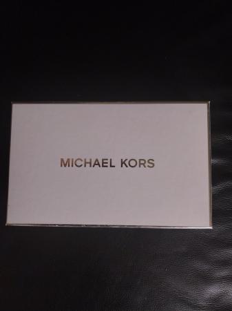 Image 2 of Michael Kors designer cream purse boxed like new