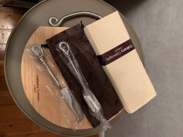 Image 1 of Culinary concepts Stilton scoop and Cheese knife set