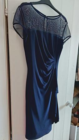 Image 2 of Beautiful navy blue Joseph Ribkoff dress Size 10