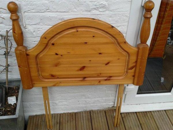 Image 5 of Single Bed Solid PINE Headboard