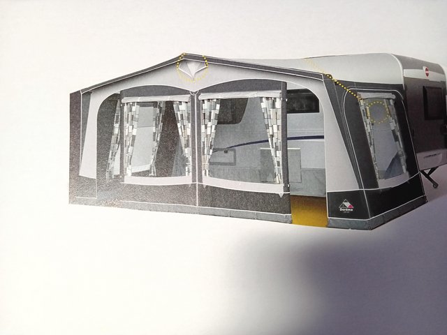 Preview of the first image of Domera size 14 Garda deluxe seasonal full awning.