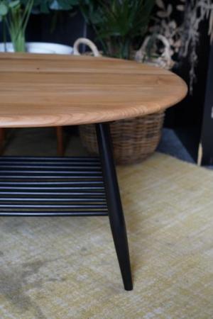 Image 13 of Ercol Solid Elm Coffee Table Model 422 Lucian Ercolani 1960