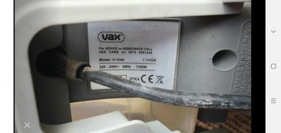 Image 3 of 2 x tanks for Vax Dual V Carpet Cleaner Washer (parts only)