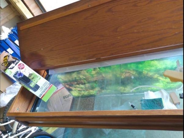 Image 2 of Fish Tank and Cabinet Good Condition