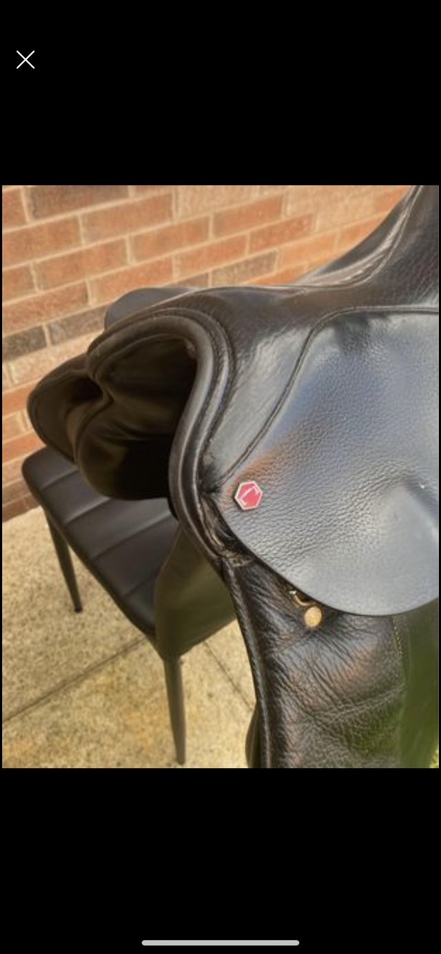 Preview of the first image of Black Albion GP Saddle - 17.5 inch.