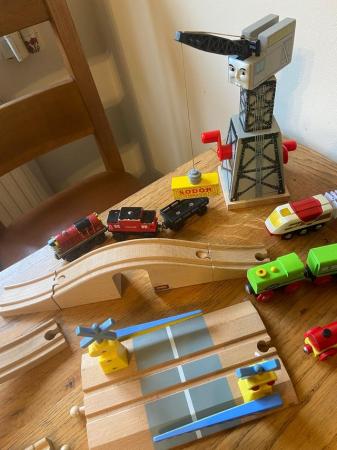 Image 2 of Brio children's wooden train set