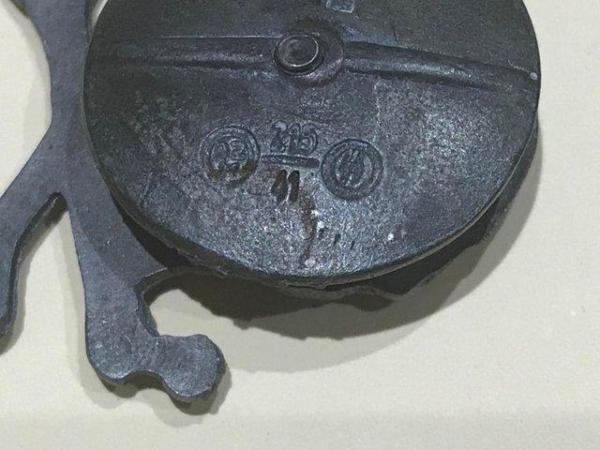 Image 3 of German military screw back badge of the SS