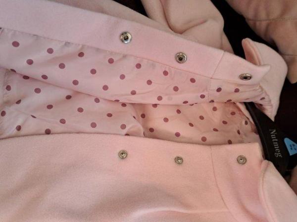Image 3 of Beautiful Pink Baby Coat Worn Once