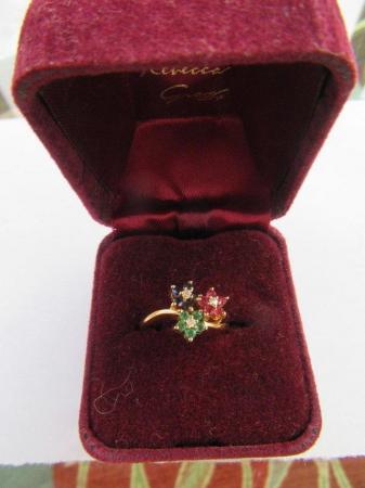 Image 2 of Sapphire, Ruby, Emerald and Diamond ring, new