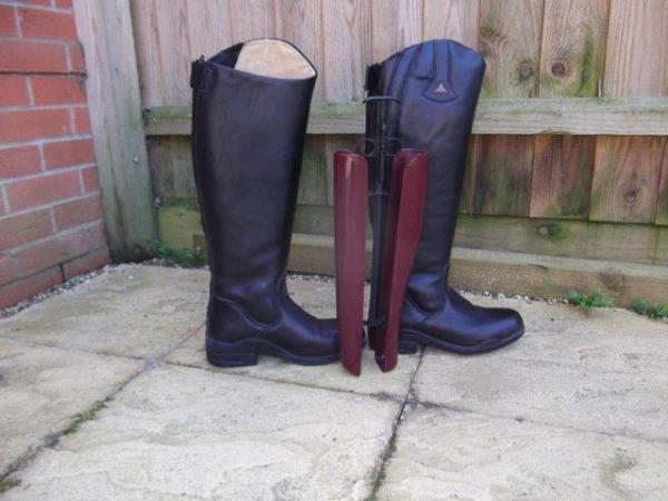 Image 1 of Mountain Horse Sportive High Rider Black Long Boots size 41/