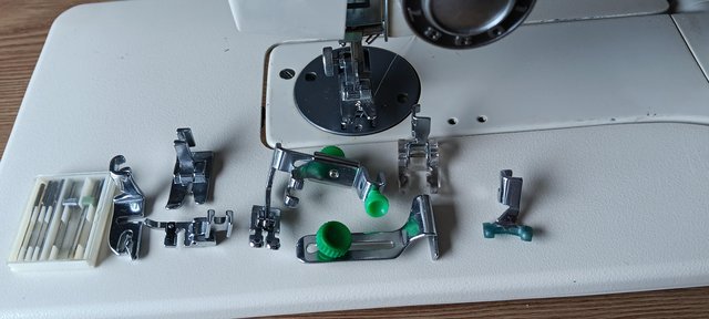 Image 2 of New Home Sewing Machine with cams etc.