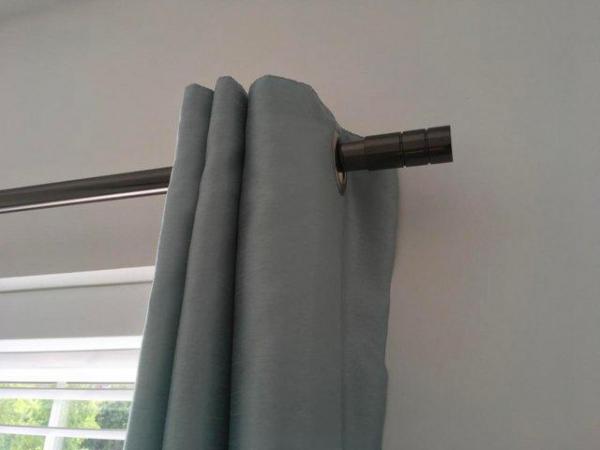 Image 2 of Luxury curtain poles in gunmetal finish