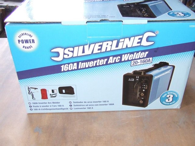 Preview of the first image of Silver line 20-160 amp inverter Arc Welder.