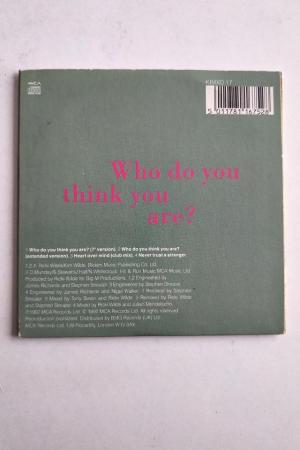 Image 3 of Kim Wilde Who Do You Think You Are? Part 2 Picture CD Single
