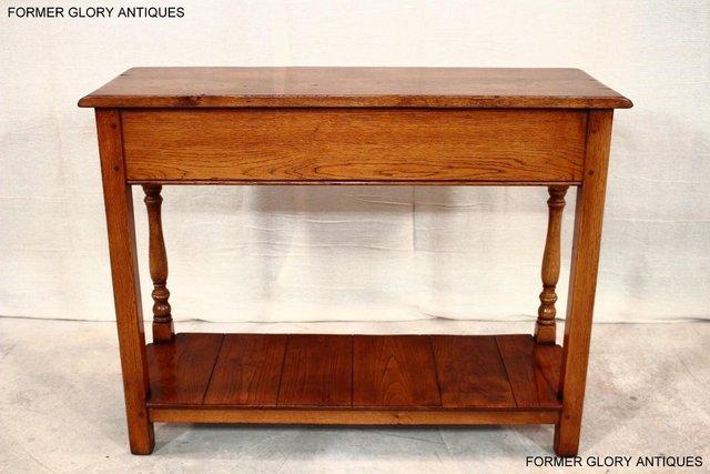 Image 90 of SOLID OAK HALL LAMP PHONE TABLE SIDEBOARD DRESSER BASE STAND